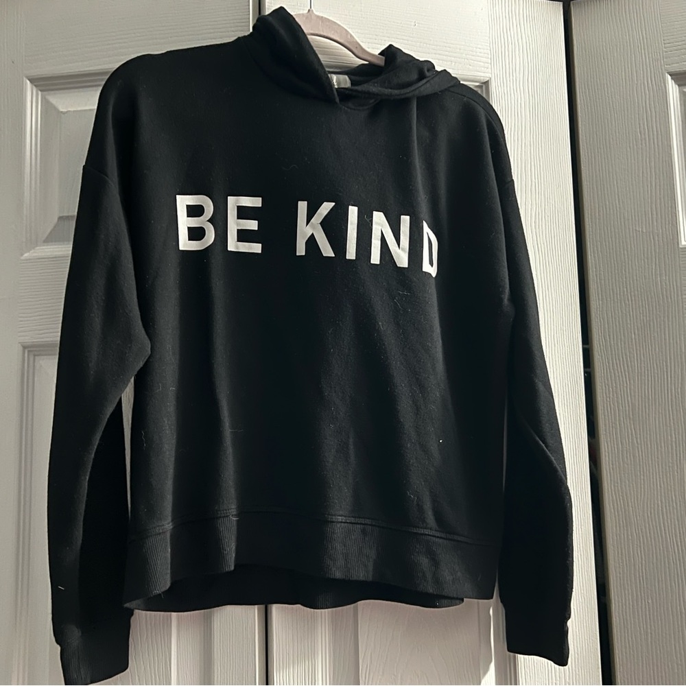 Marled “Be Kind” Black Hoodie (M)